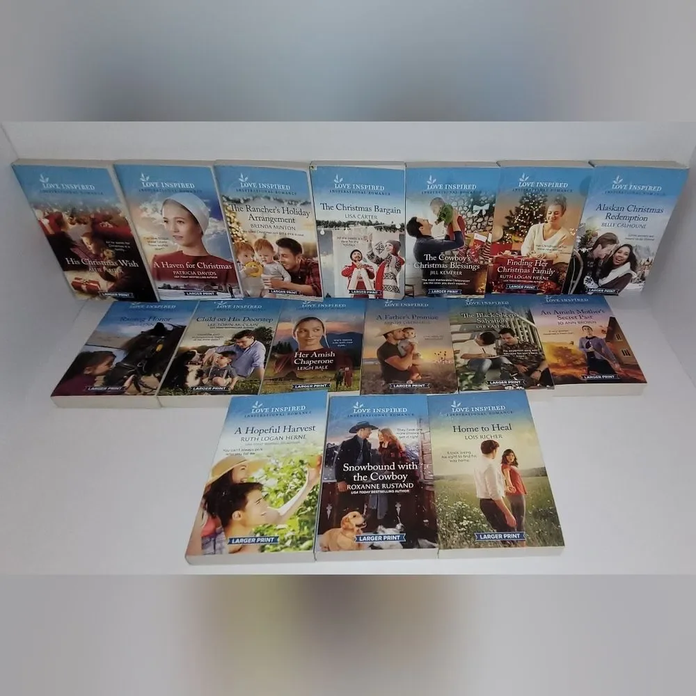 16 Love Inspired Romance Book Collection